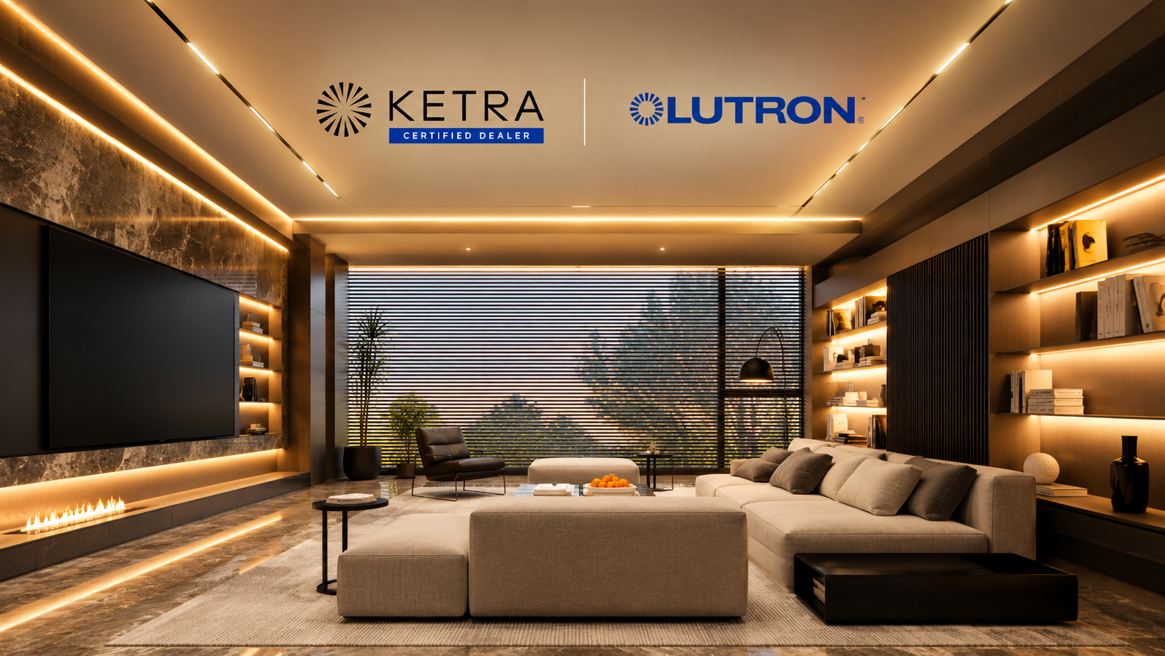 Professional Ketra Lighting Installation Ketra Certified Dealer by Lutron